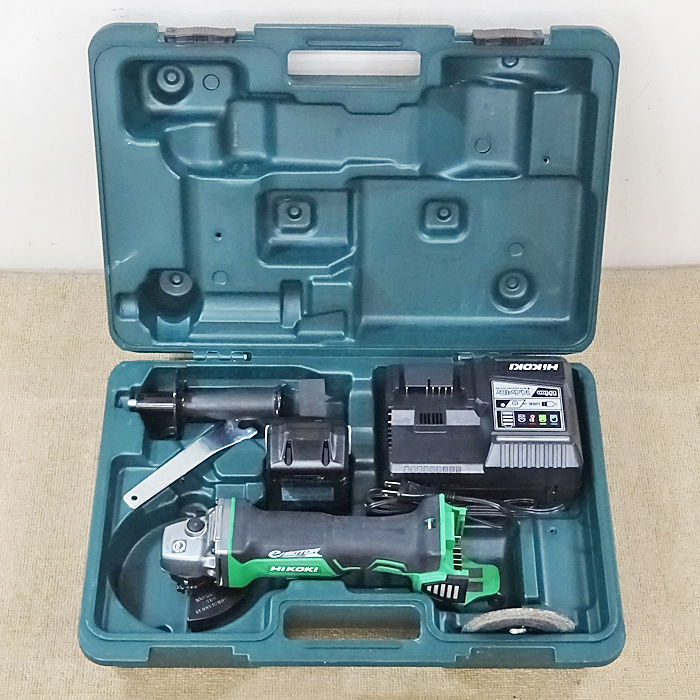 持込買取でHIKOKI【G18DBBAL LXPK】コードレスディスクグラインダ マルチボルト 中古品を買取いたしました。