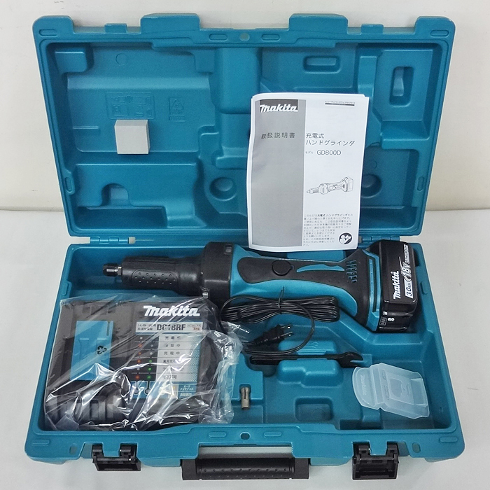 makita GD800DRG 充電式ハンドグラインダ