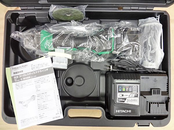 HiKOKI G3610DB(XP) コードレスディスクグラインダー 中古品