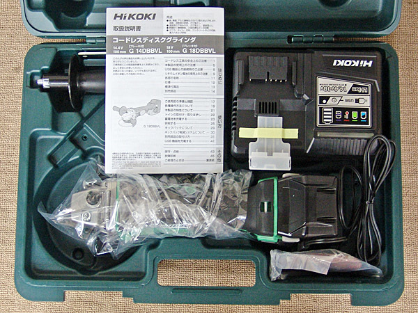 HiKOKI G18DBBVL (LYPK) コードレスディスクグラインダー 未使用品